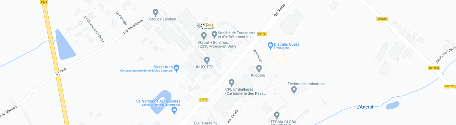 SkyPal, le spécialiste de la distribution de palettes sur le département de la Sarthe.